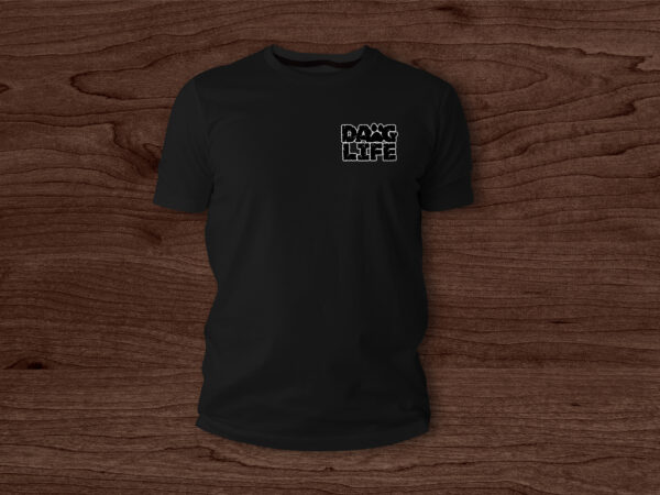 Paw Print Dawg Life Emblem T-Shirt